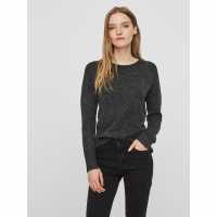 Vero Moda Плетен Пуловер Knitted Pullover Черно Vero Moda