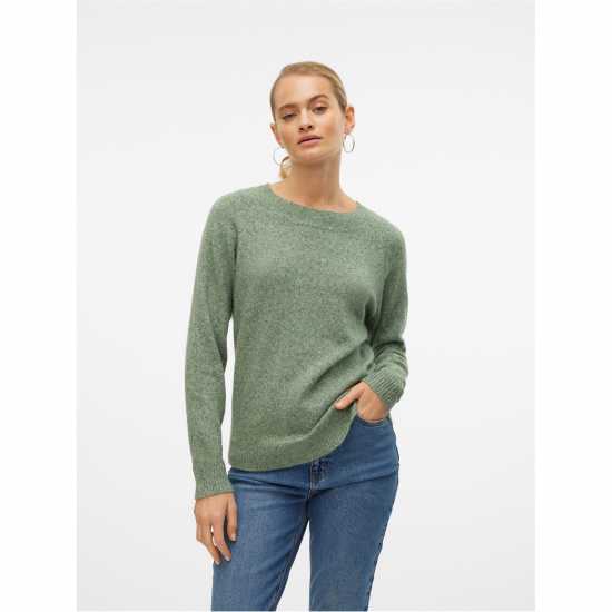 Vero Moda Плетен Пуловер Knitted Pullover Лаврова венец 