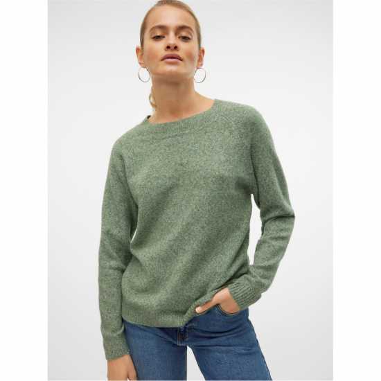 Vero Moda Плетен Пуловер Knitted Pullover Лаврова венец 