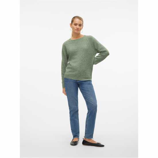 Vero Moda Плетен Пуловер Knitted Pullover Лаврова венец 