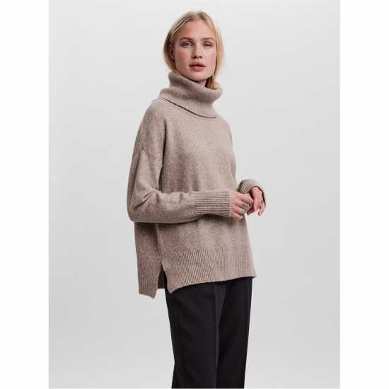 Vero Moda Vm Doffy Cowl Ld41 Сепия Тон Vero Moda