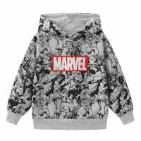 Character Fleece-Lined Hoodie For Boys Марвел Сиво Character Hoodies and Sweatshirts