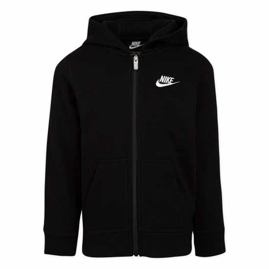 Nike Суитшърт С Цип Момченца Nbr Full Zip Hoody Infant Boys Black Детски суитчъри и блузи с качулки