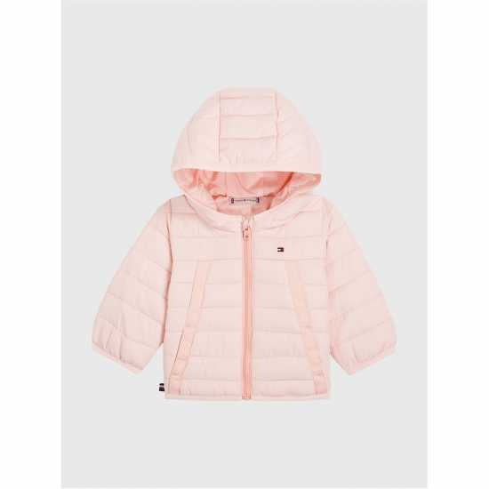 Tommy Hilfiger Baby Monotype Tape Puffer Розово TJS 