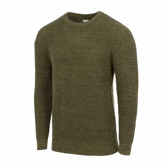 Firetrap Classic Crew Neck Knitwear Хаки 