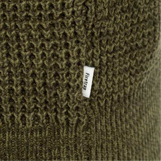 Firetrap Classic Crew Neck Knitwear Хаки 