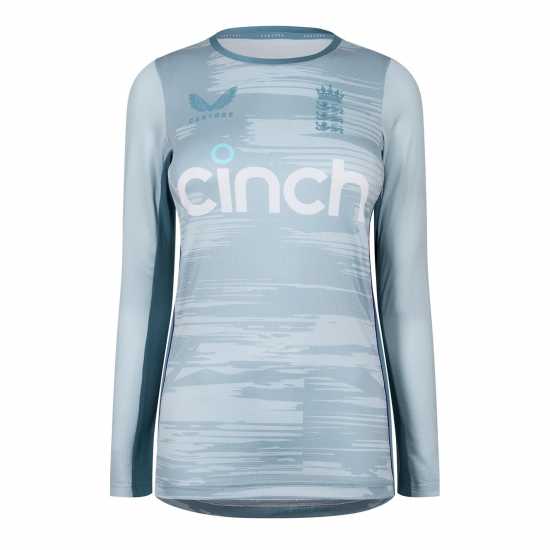 Castore England Cricket Ls Womens Training Top  Дамски тениски и фланелки