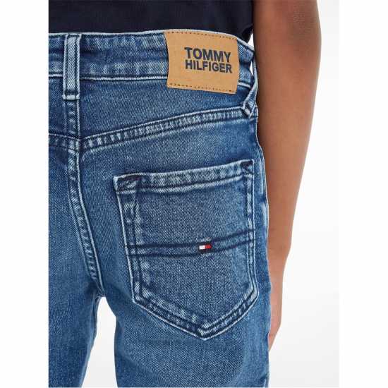 Tommy Hilfiger Стеснени Дънки Scanton Slim Jeans Тъмно винтажно 