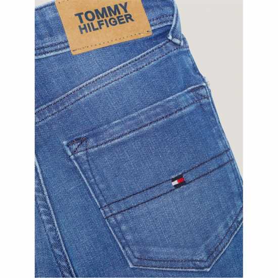 Tommy Hilfiger Стеснени Дънки Scanton Slim Jeans Тъмно перо 