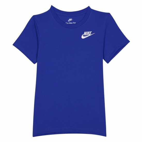 Nike Тениска Малко Момче Nsw Futura T Shirt Infant Boys Royal Blue 