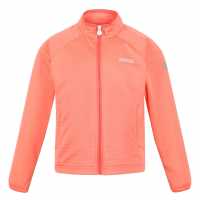 Regatta Шел Яке Junior Highton Lite Ii Softshell Jacket Fleece Unisex Kids Fusion Coral Детски полар