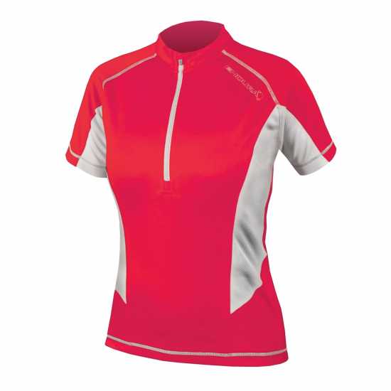 Endura Pulse Short Sleeve Jersey Women's Корал Облекло за колоездене