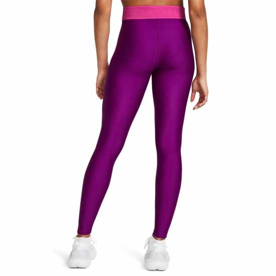 Under Armour Ластичен Клин Heatgear Branded Waistband Leggings Women’S Лилаво Winter Rugby