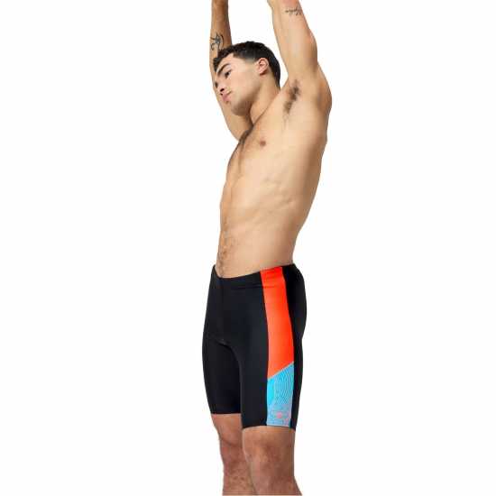 Speedo Mens Dive Jammer Черно/Сирена Мъжки плувни шорти и клинове