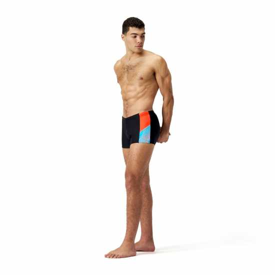 Speedo Mens Dive Aquashort Черна Сирена Мъжки плувни шорти и клинове