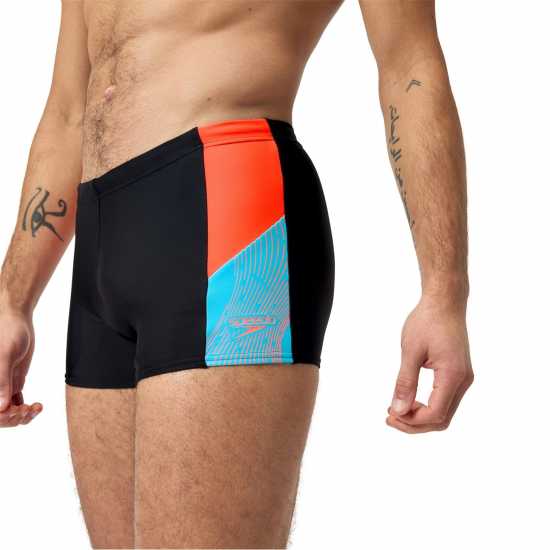 Speedo Mens Dive Aquashort Черна Сирена Мъжки плувни шорти и клинове