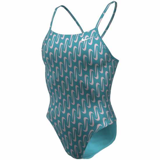 Nike Swim Hydra Strong Cutout One-Piece Swimsuit Синьо Дамски бански