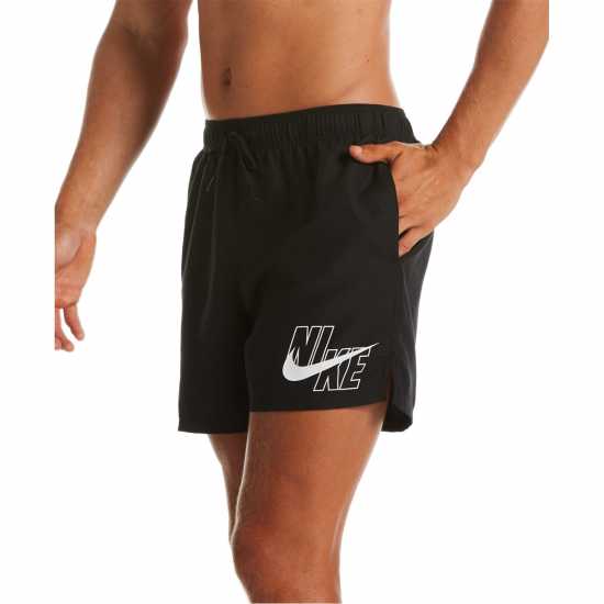 Nike Logo Shorts Черно Мъжки плувни шорти и клинове