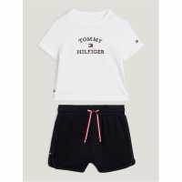 Tommy Hilfiger Tommy Tee Shrt Set In42 Бяло 