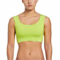 Nike Essentials Swim Crop Top Атомно зелено 