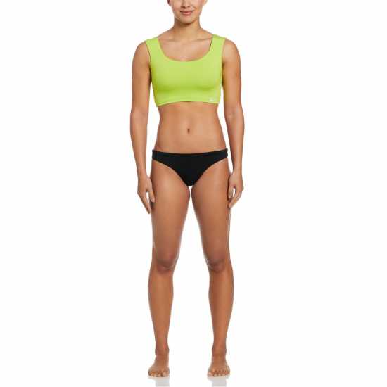 Nike Essentials Swim Crop Top Атомно зелено 