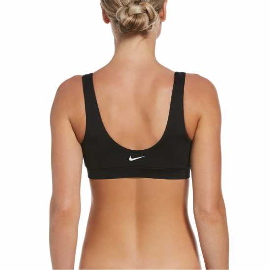 Nike Multi Logo Bikini Top Womens Черно Дамски бански