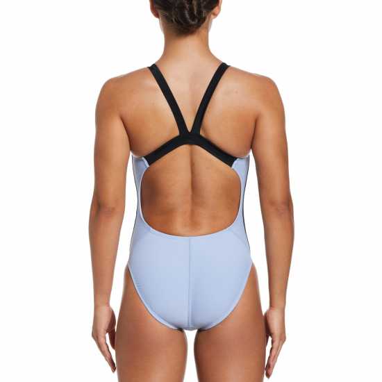 Nike Fusion Logo Tape Fastback Swimsuit Womens  Дамски бански