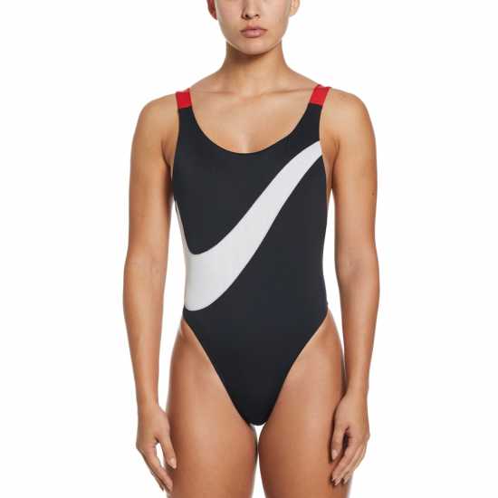 Nike Swoosh Block Scoop Neck One Piece  Дамски бански