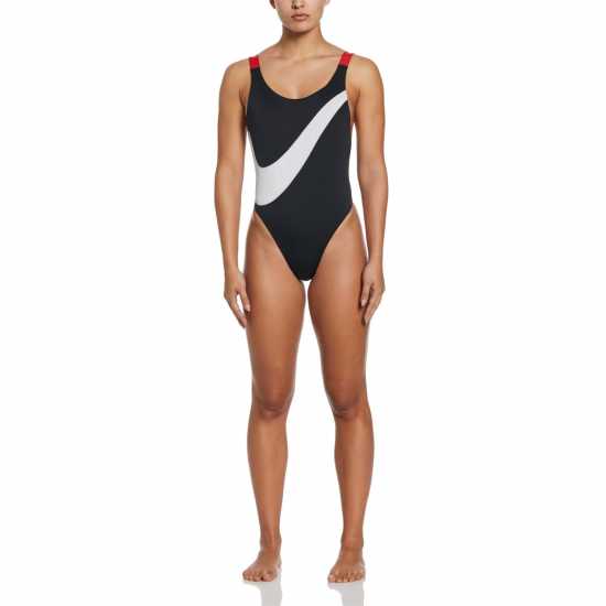 Nike Swoosh Block Scoop Neck One Piece  Дамски бански