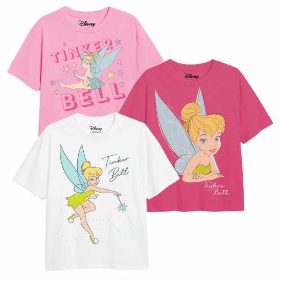 Disney 3 Pack Tinkerbell Детски тениски и фланелки