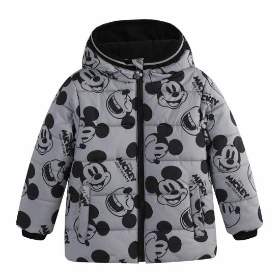 Character Подплатено Палто Дечица Padded Coat Infant Boys Мики Маус Character Coats and Jackets