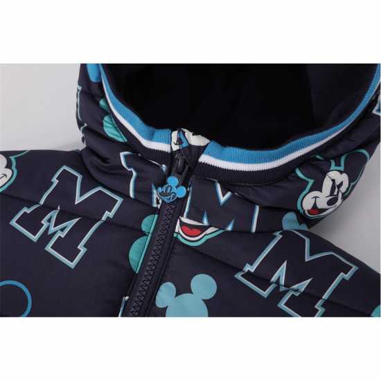 Character Подплатено Палто Дечица Padded Coat Infant Boys Мики Маус Character Coats and Jackets