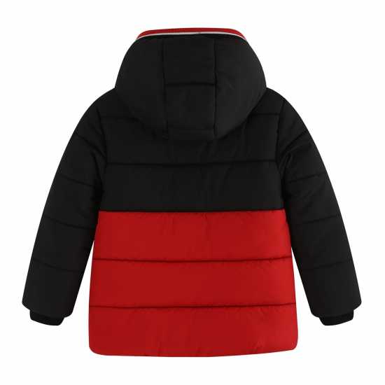 Character Подплатено Палто Дечица Padded Coat Infant Boys Спайдърмен 