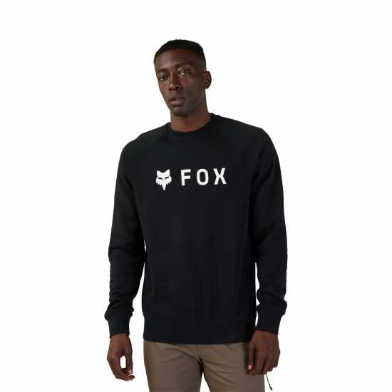 Fox Absolute Crew Sweatshirt Черно Мъжки суитчъри и блузи с качулки