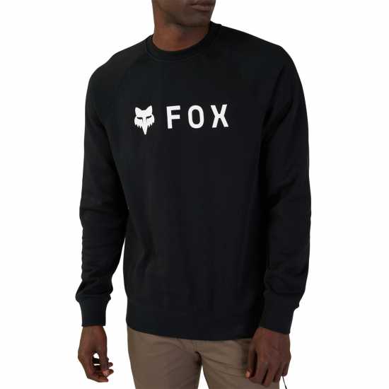 Fox Absolute Crew Sweatshirt Черно Мъжки суитчъри и блузи с качулки