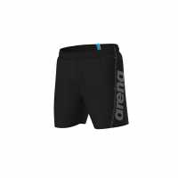 Мъжки Плувни Шорти Arena Fundamentals Logo Swim Shorts Mens Черно Бяло Мъжки къси панталони