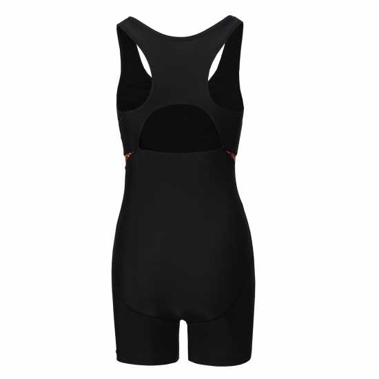 Slazenger Boy Legsuit Womens Черно/Фуксия Дамски бански