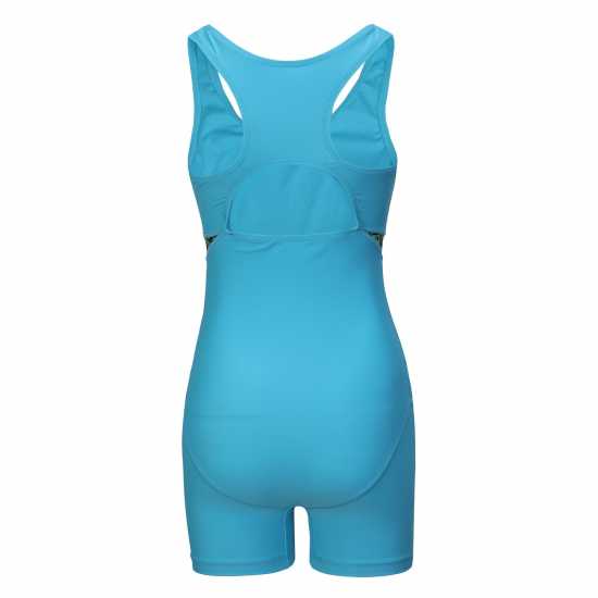 Slazenger Boy Legsuit Womens Син/Черен Дамски бански