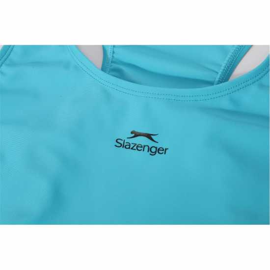 Slazenger Boy Legsuit Womens Син/Черен Дамски бански