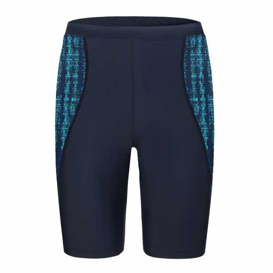 Slazenger Мъжки Плувен Клин Splice Swim Jammers Mens Морско синьо/Турко Мъжки плувни шорти и клинове