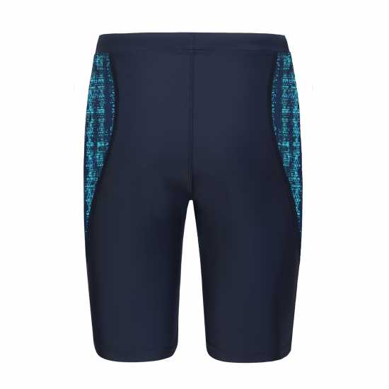 Slazenger Мъжки Плувен Клин Splice Swim Jammers Mens Морско синьо/Турко Мъжки плувни шорти и клинове