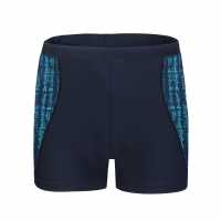 Slazenger Splice Boxer Mens Морско синьо/Турко Мъжки плувни шорти и клинове