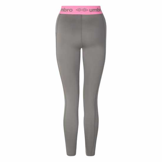 Umbro Favourite Leggings Womens Сиво/Розово Дамско трико и клинове