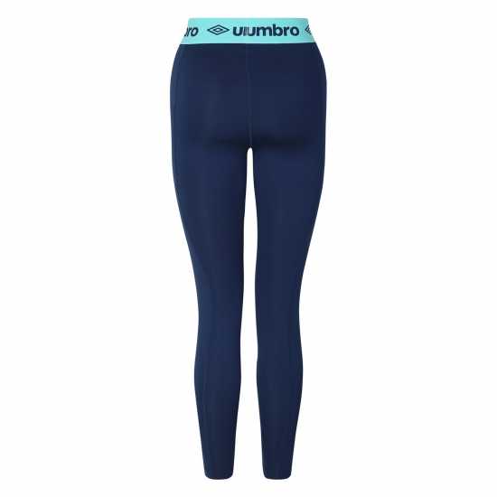 Umbro Favourite Leggings Womens Морска синьо/Циан Дамско трико и клинове