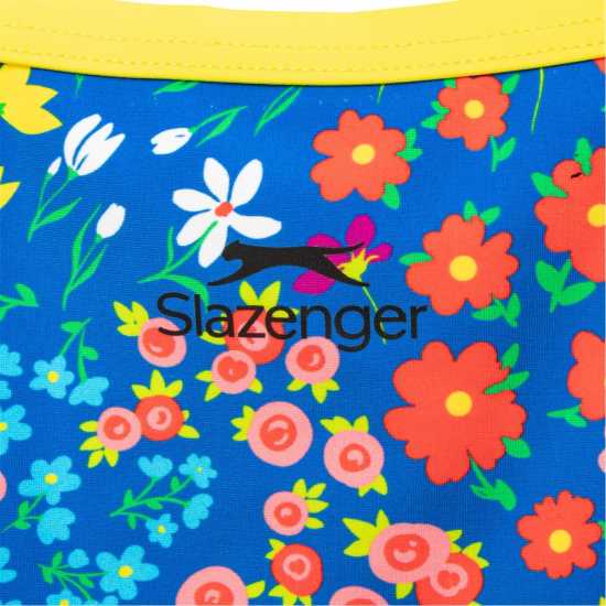 Slazenger Tie Back Ld43 Цветно Дамски бански