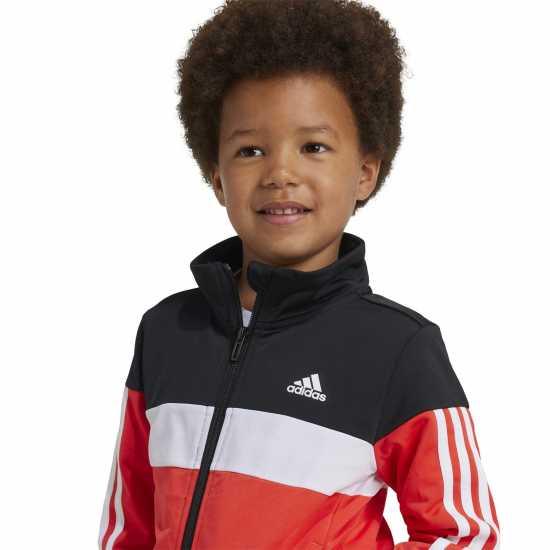 Adidas Tiberio 3-Stripes Colorblock Shiny Track Suit Kids  Детски спортни екипи