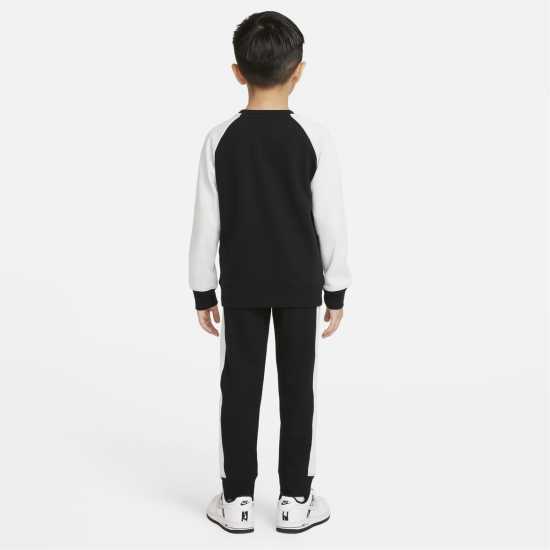 Nike Futura Crew Sweater And Bottoms Set Infant Boys Черно Детски спортни екипи