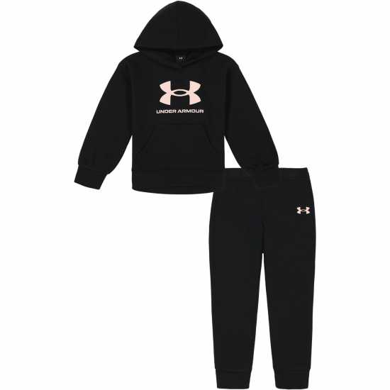 Under Armour Armour Big Logo Set Infant Girls  Детски спортни екипи