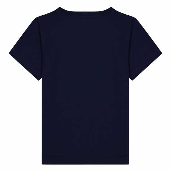 Champion Logo T-Shirt Juniors Морска синьо Детски тениски и фланелки