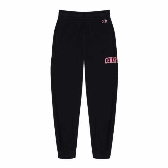 Champion G Elastic C Ch99 Black Детски долнища на анцуг